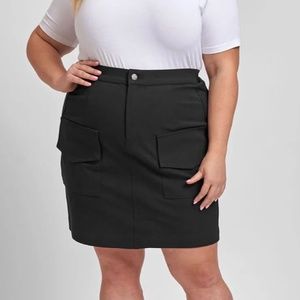 Universal Standard Harper Cotton Twill Cargo skirt